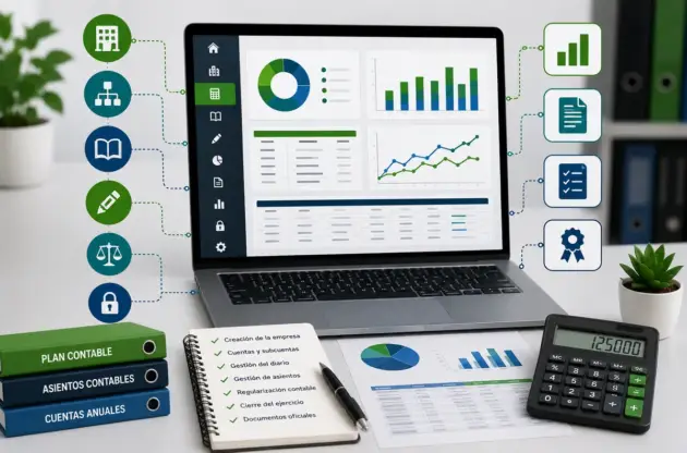SAGE50: CUENTAS ANUALES Y GESTIÓN DE ASIENTOS CONTABLES